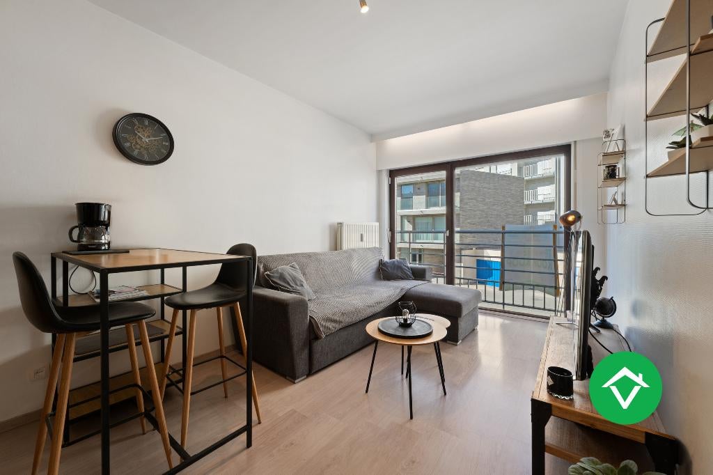 Gezellig appartement te koop aan zee te Koksijde, Immo, Tot 200 m², Koksijde, Appartement, 1 kamers