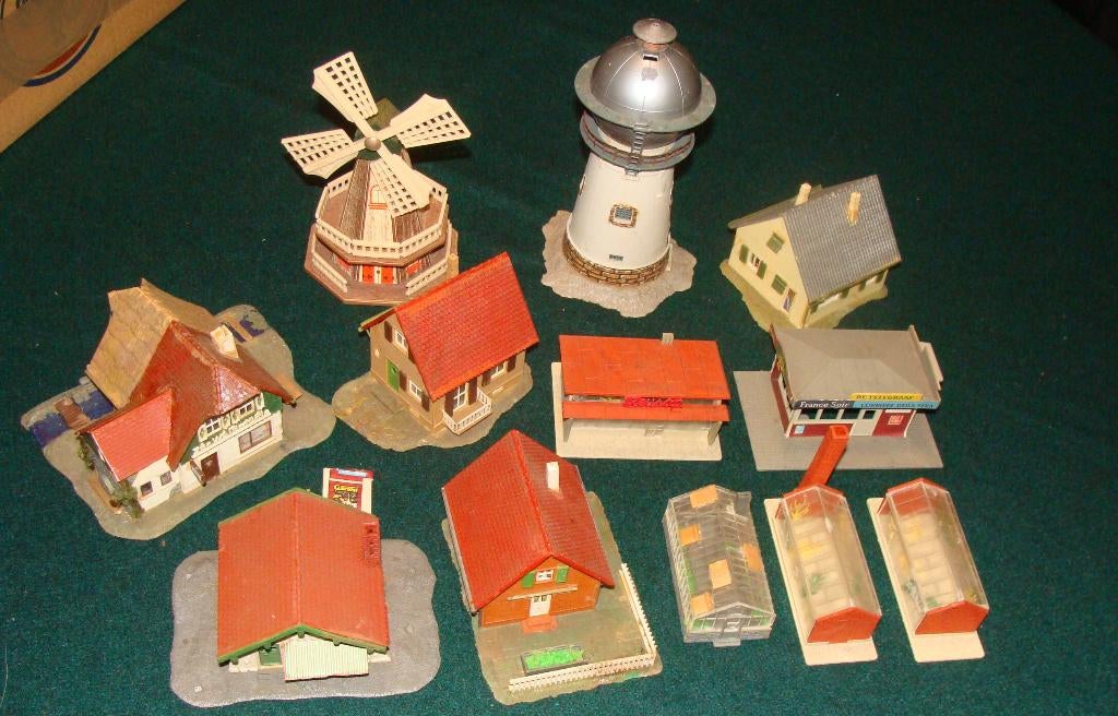 ++ Verzameling Faller Huisjes, Overige merken, Gebruikt, Gelijkstroom of Wisselstroom, Overige typen