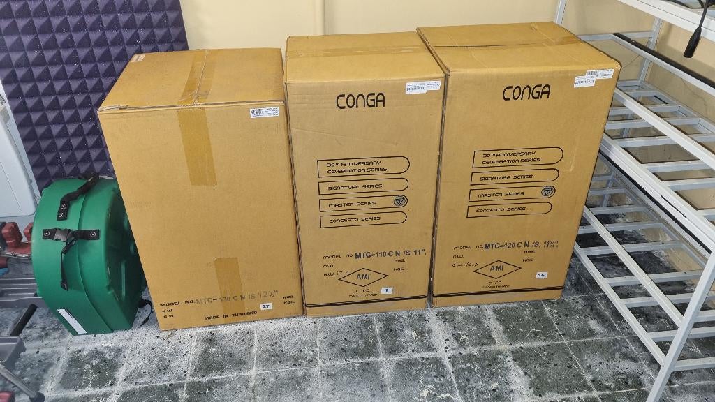 3x ADAMS conga's , Master Classic Series , nieuw in doos, Muziek en Instrumenten, Percussie, Nieuw, Melodische percussie, Ophalen of Verzenden