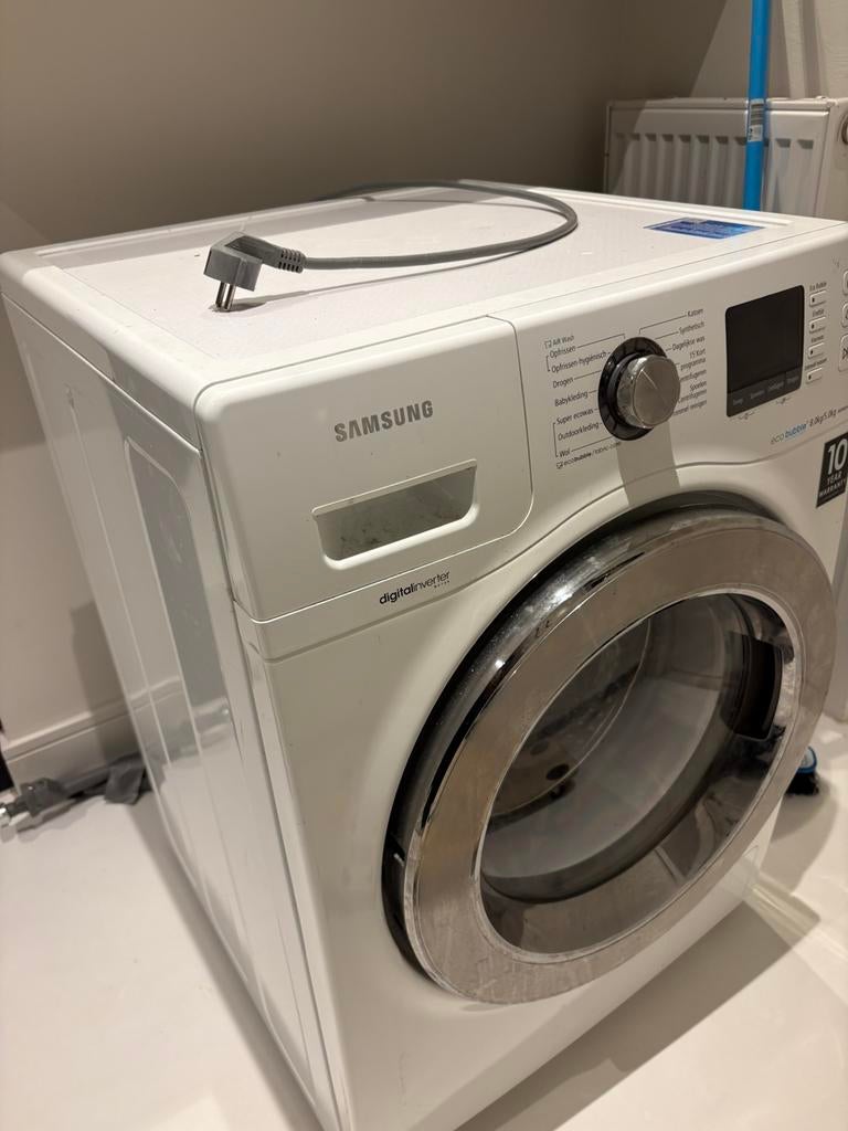 Samsung Eco Bubble WD806P4SAWQ (centrifugeren maakt geluid), Ophalen, Gebruikt, 8 tot 10 kg, Voorlader