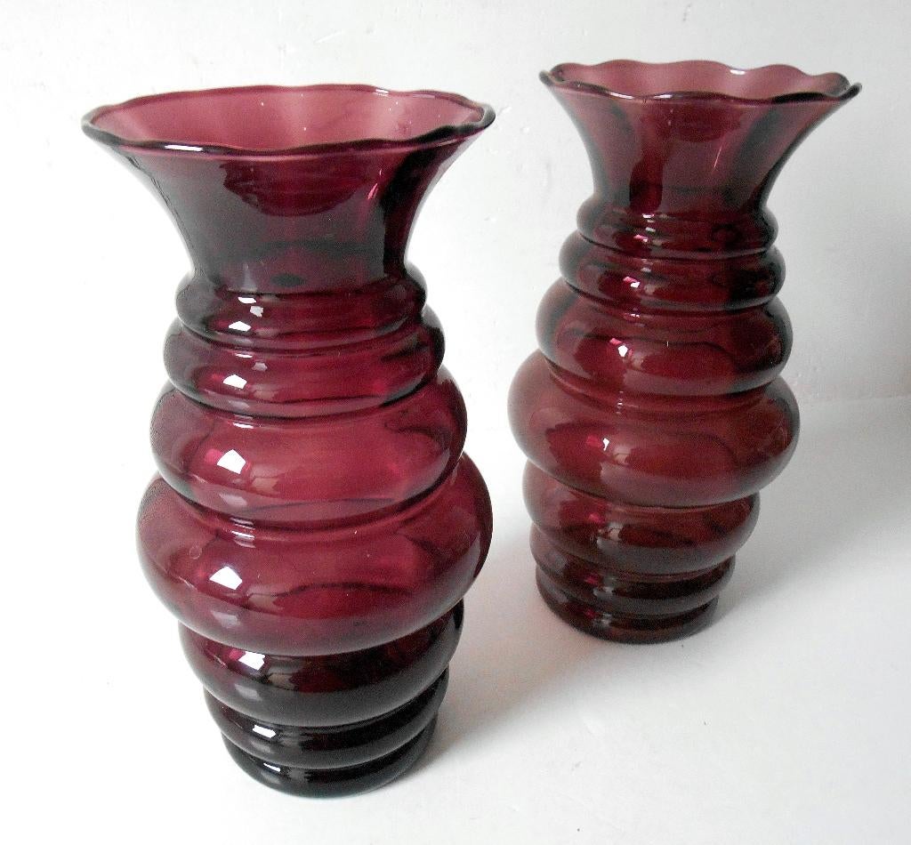 2 Grote Art Deco vazen van Doyen (Floralie  1933-1939), Ophalen of Verzenden