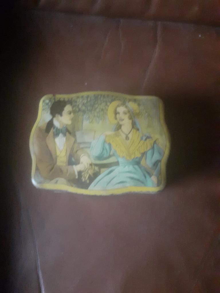 antiek blikken doosje Schuybroek Hoboken, Verzamelen, Blikken, Ophalen of Verzenden