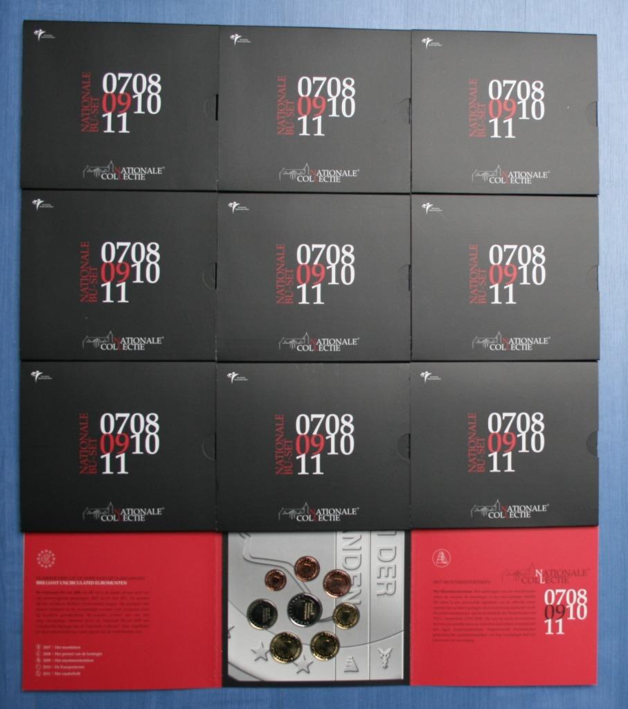 Nederlandse eurosets, 2 - 5 en 10 euromunten, Ophalen of Verzenden, 1 cent, Setje