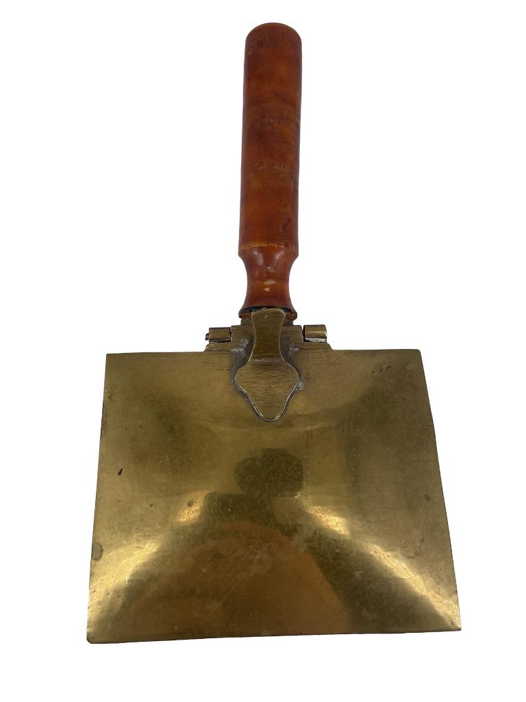 Butler van koper en hout - verzamelaar van kruimels en bille, Ophalen of Verzenden