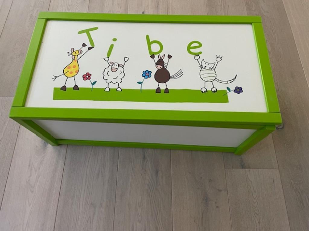 Speelgoedkist met afneembaar deksel ALS NIEUW, Ophalen, Zo goed als nieuw, Overige typen