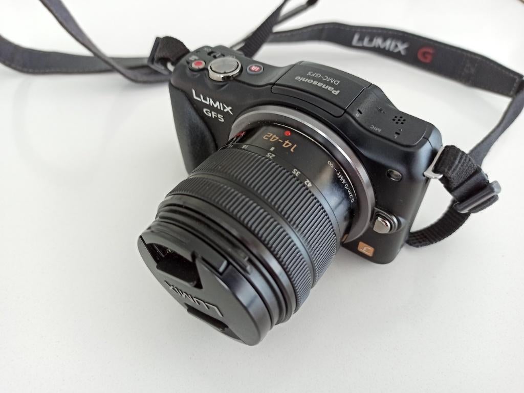 Hybride Panasonic Lumix DMC-GF5 plus 14-42mm (nieuwstaat), Ophalen, Zo goed als nieuw