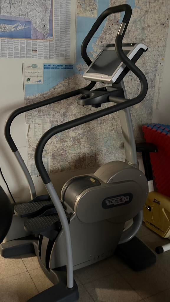 Stepper TechnGym, Sport en Fitness, Ophalen, Gebruikt, Stepapparaat, Metaal