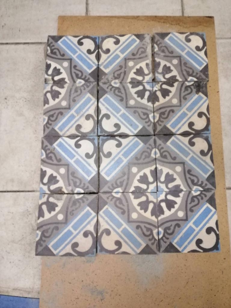 Carreaux ciment bruxellois anciens, Antiquités & Art, Enlèvement