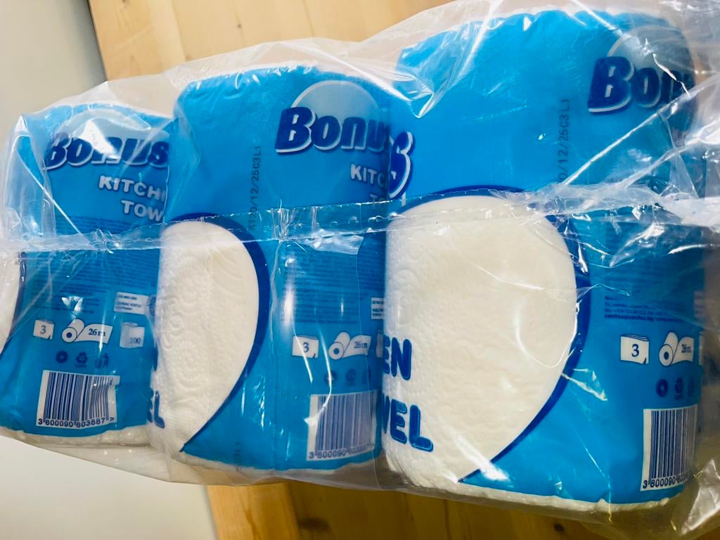 Extra papieren handdoeken 3-laags, 26cm, 100 vellen LEVERING, Ophalen of Verzenden