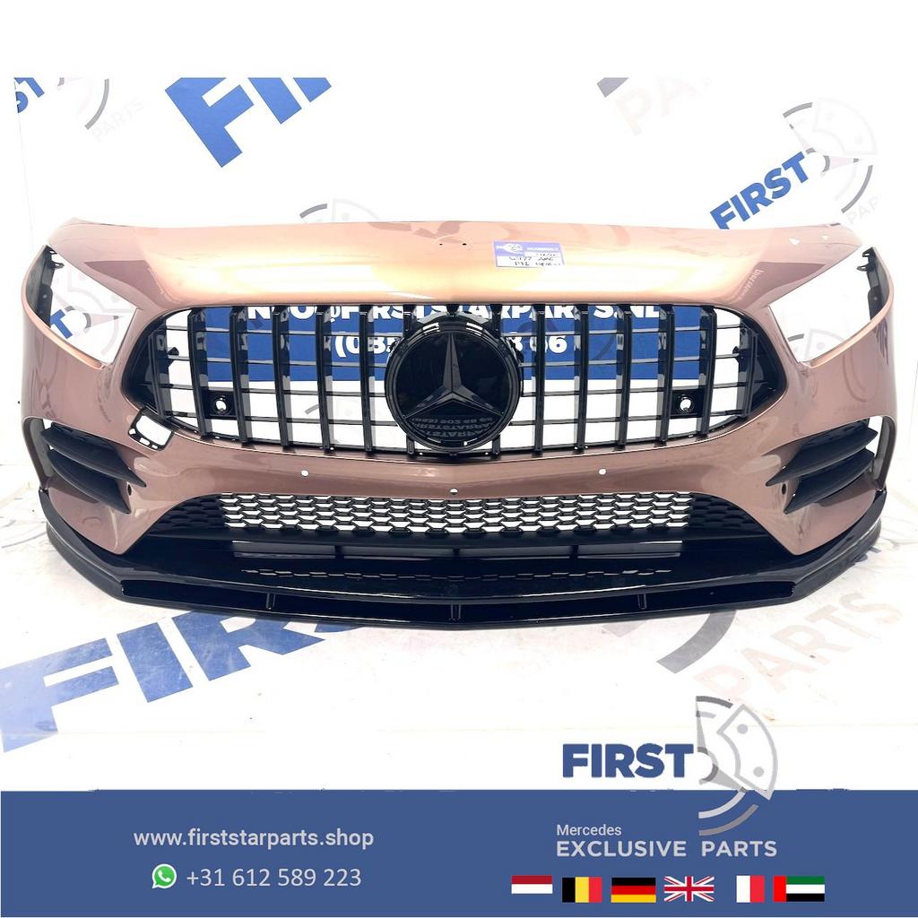 W177 A35 AMG Voorbumper + BRABUS SPOILER Mercedes A Klasse 2, Gebruikt, -, Voor, Ophalen of Verzenden
