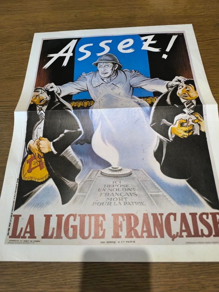 Vintage militaire poster, Ophalen of Verzenden