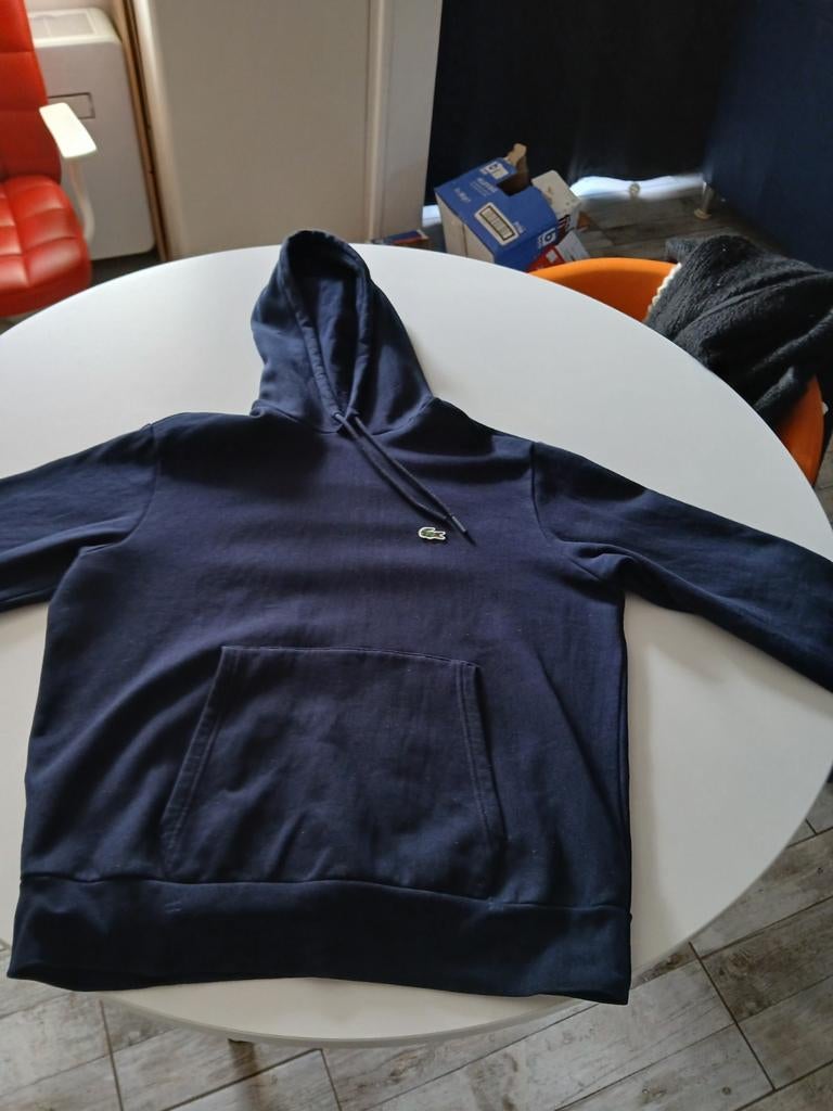 Sweat a capuche bleu marine Lacoste, Enlèvement ou Envoi, Bleu