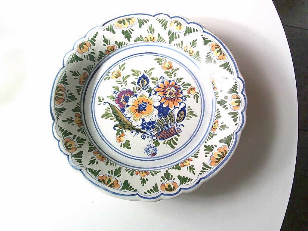 groot keramis bord, Ophalen