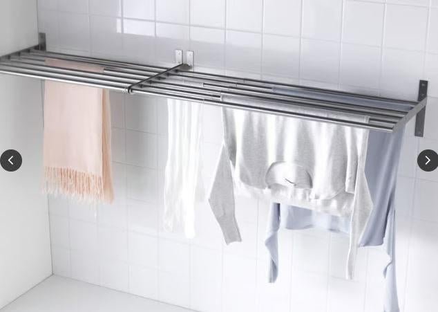 Ikea grundtal / brogrund 120 cm, Portemanteau mural, Comme neuf, Enlèvement, 100 à 150 cm