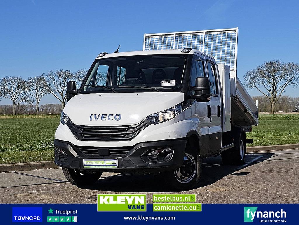 Iveco DAILY 35C16 3.0 160 KIPPER KIST, Auto's, Bestelwagens en Lichte vracht, Iveco, Wit, Bedrijf, Cruise Control