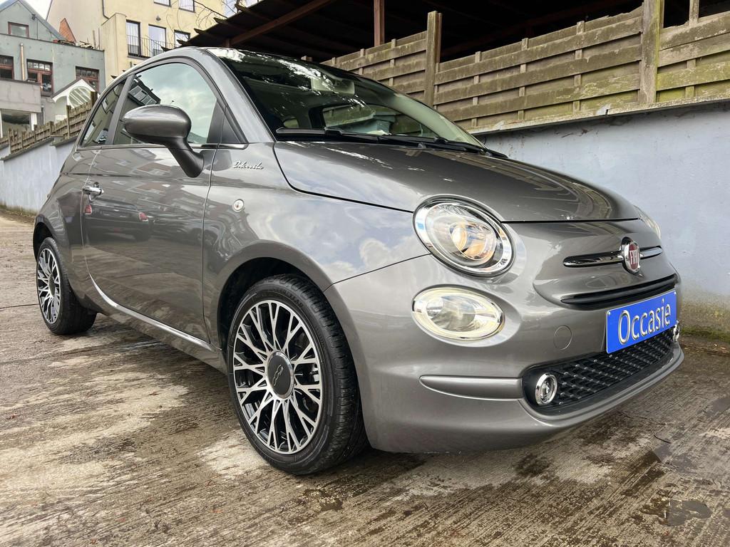 Fiat 500 1.0i MHEV Hybrid Dolcevita (GARANTIE 12 MOIS), Auto's, Gebruikt, Bedrijf, 3 cilinders, Zilver of Grijs