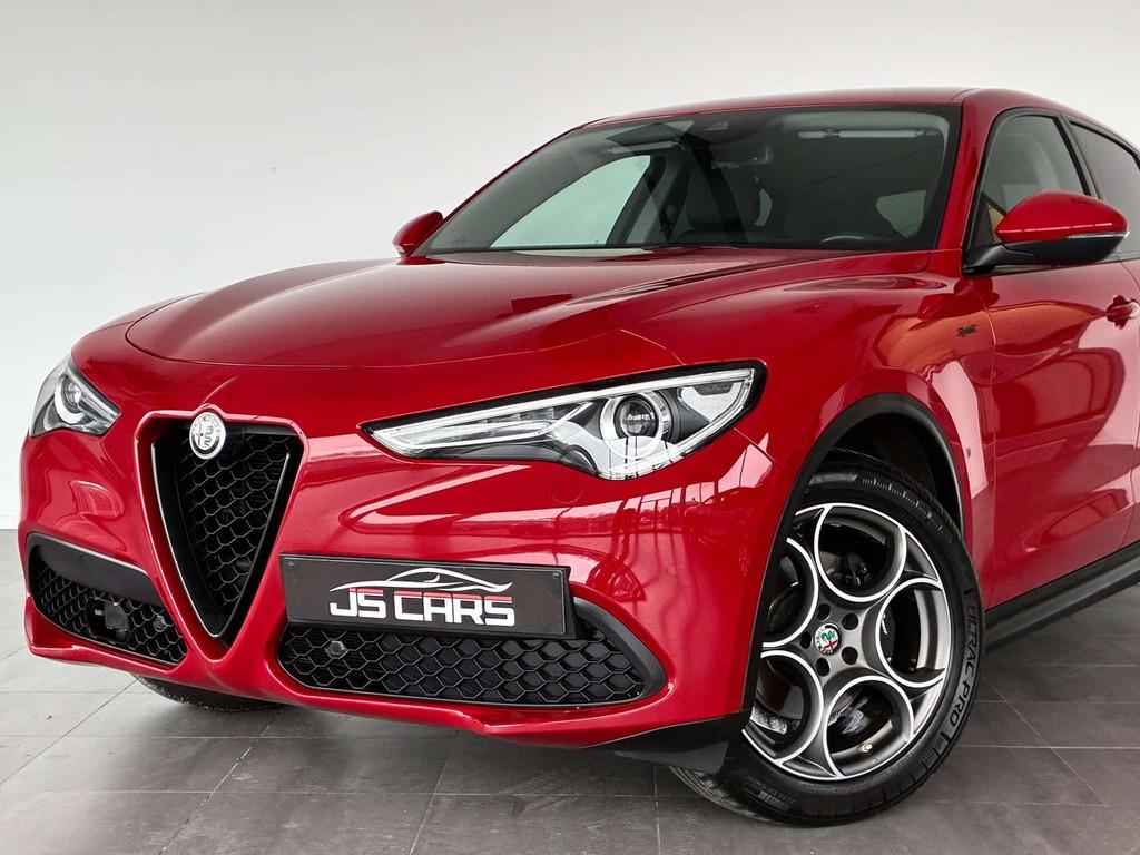 Alfa Romeo Stelvio 2.2 MJD SPORT-1ERPRO-GPS-CUIR-CARPLAY-CAM, Achat, Euro 6, Entreprise, Noir