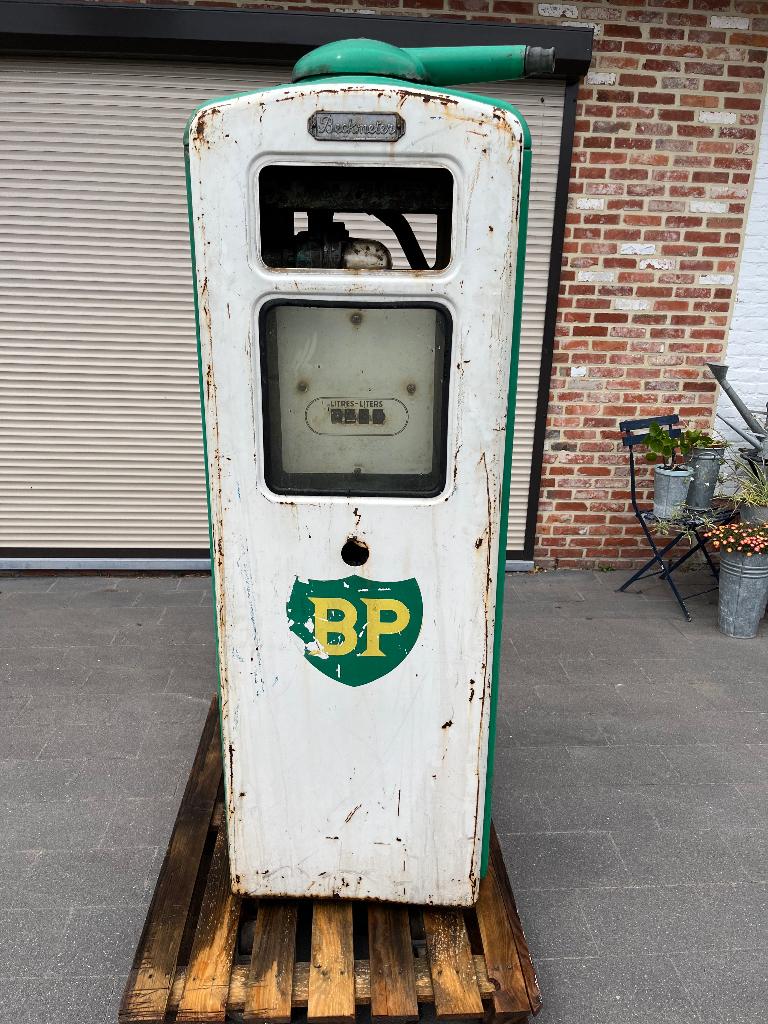Benzinepomp beckmeter, Verzamelen, Ophalen, Gebruikt