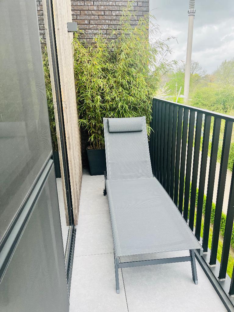 Ligbed, Tuin en Terras, Ligbedden, Ophalen, Zo goed als nieuw, Aluminium, Verstelbaar