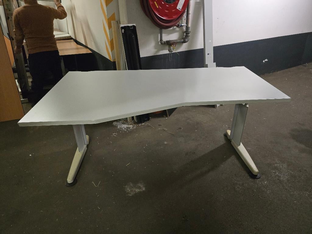 Table de bureau Professionnelle 180cm blanc, Enlèvement ou Envoi, Comme neuf