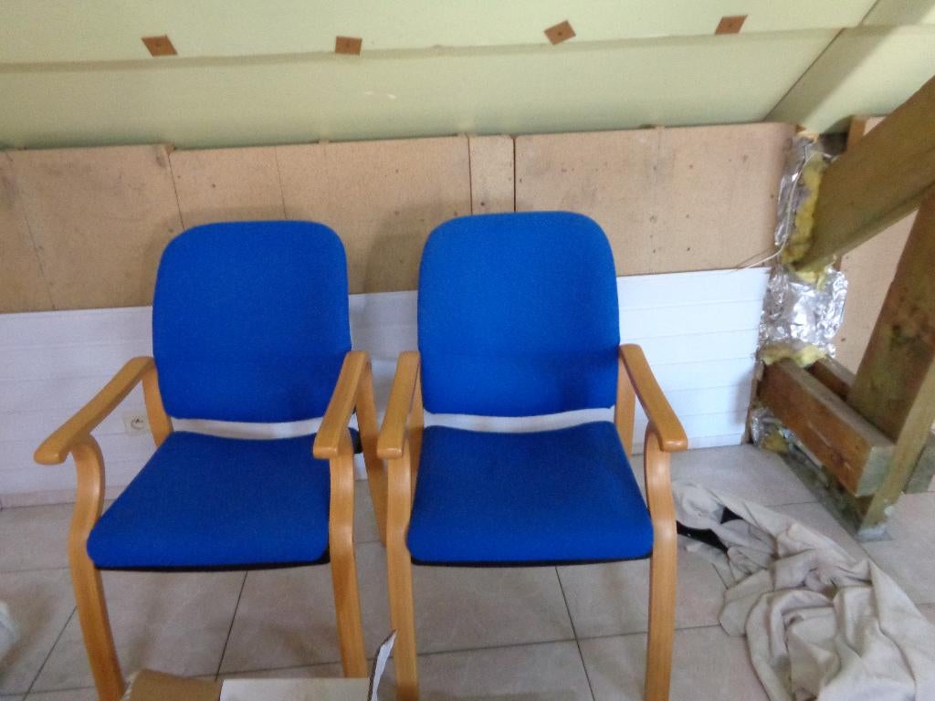 7 prachtige stoelen Wie doet er een bod ?, Huis en Inrichting, Stoelen, Ophalen, Old, Blauw, Zo goed als nieuw