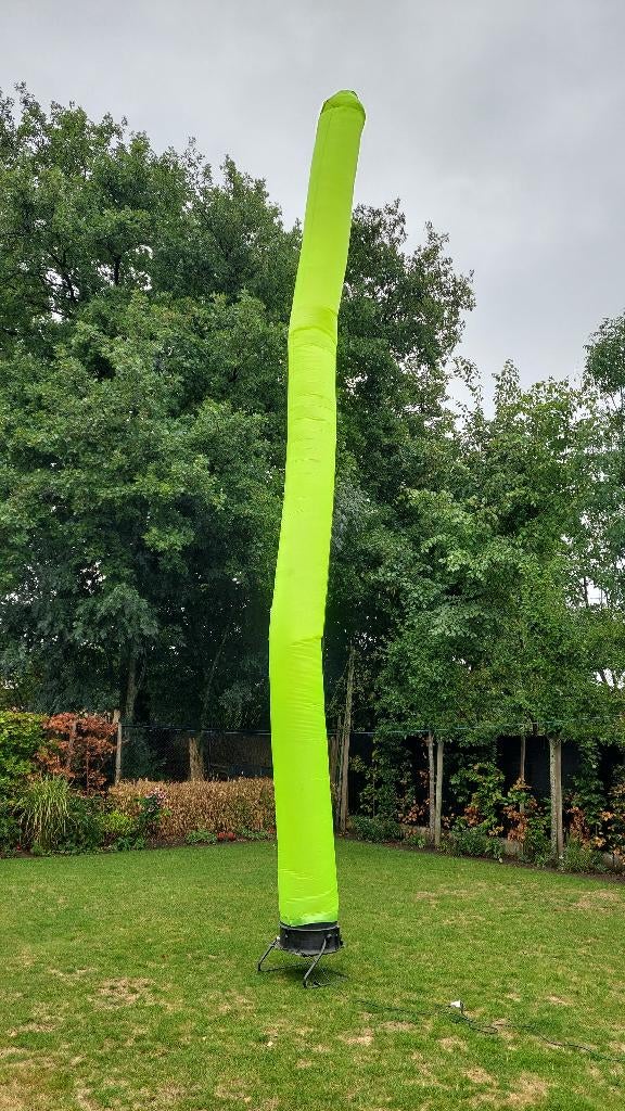 skytube met blower, skydancer, Hobby en Vrije tijd, Feestartikelen, Ophalen, Zo goed als nieuw, Feestartikel