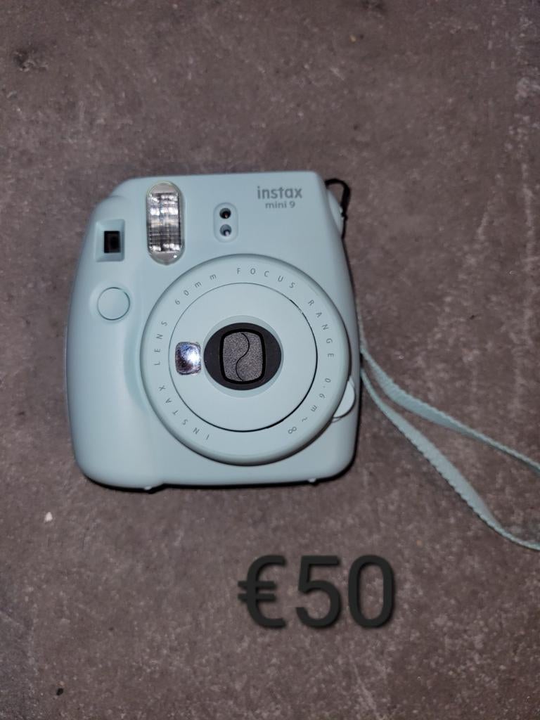 Instax mini 9 met tasje voor bescherming, Ophalen, Zo goed als nieuw, Spiegelreflex