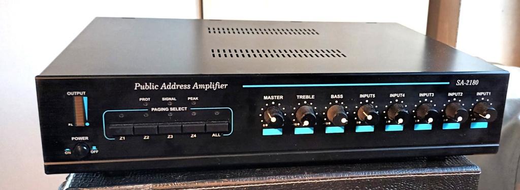 Zware versterker 180 Watt voor Horeca Winkel Café etc, Audio, Tv en Foto, Versterkers en Ontvangers, Overige systemen, Zo goed als nieuw