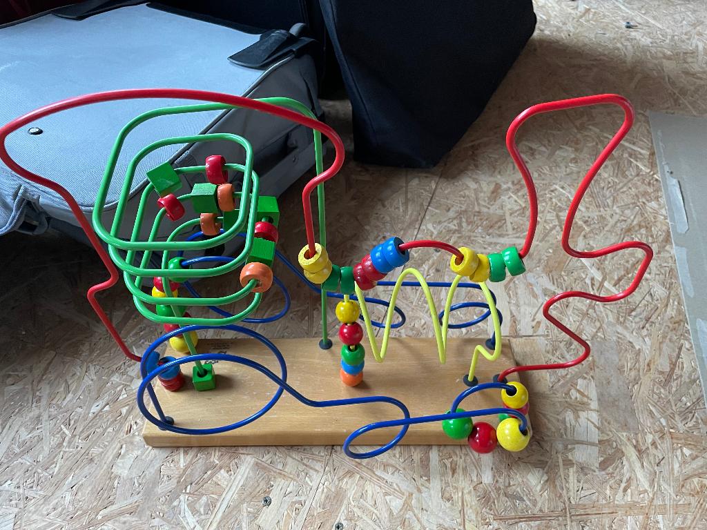 Kralenbaan speelgoed, Kinderen en Baby's, Ophalen, Zo goed als nieuw, Rij- of Hobbelspeelgoed