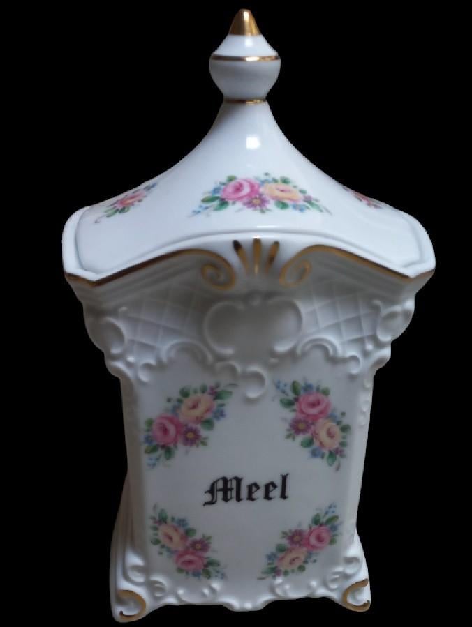 Gerold Porzellan Meel voorraadpot., Antiquités & Art, Enlèvement ou Envoi