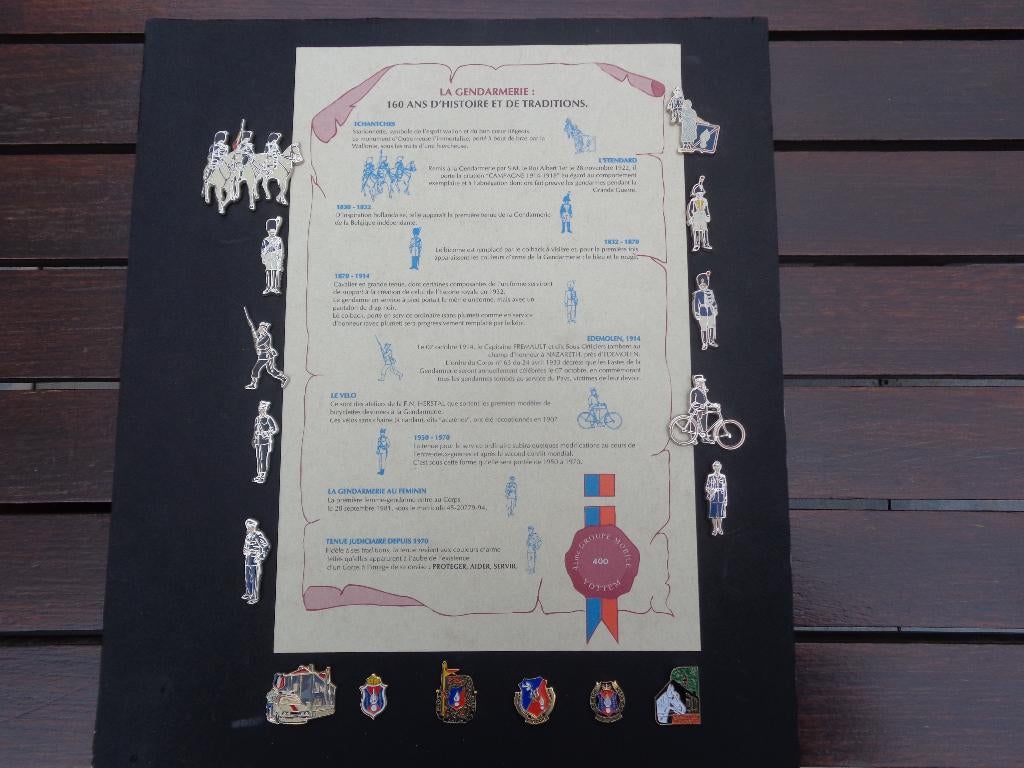 16 prachtige pins over de geschiedenis van Belgische politie, Verzamelen, Ophalen