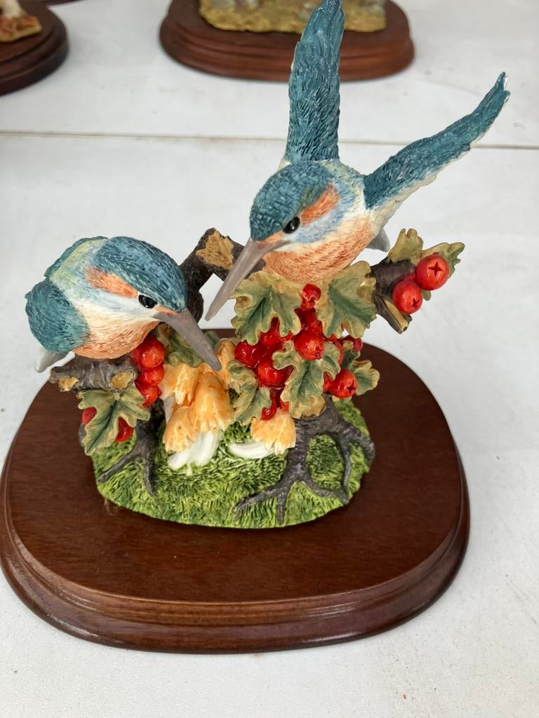 Beeldje leonardo collectie 2 vogels, Ophalen, Gebruikt