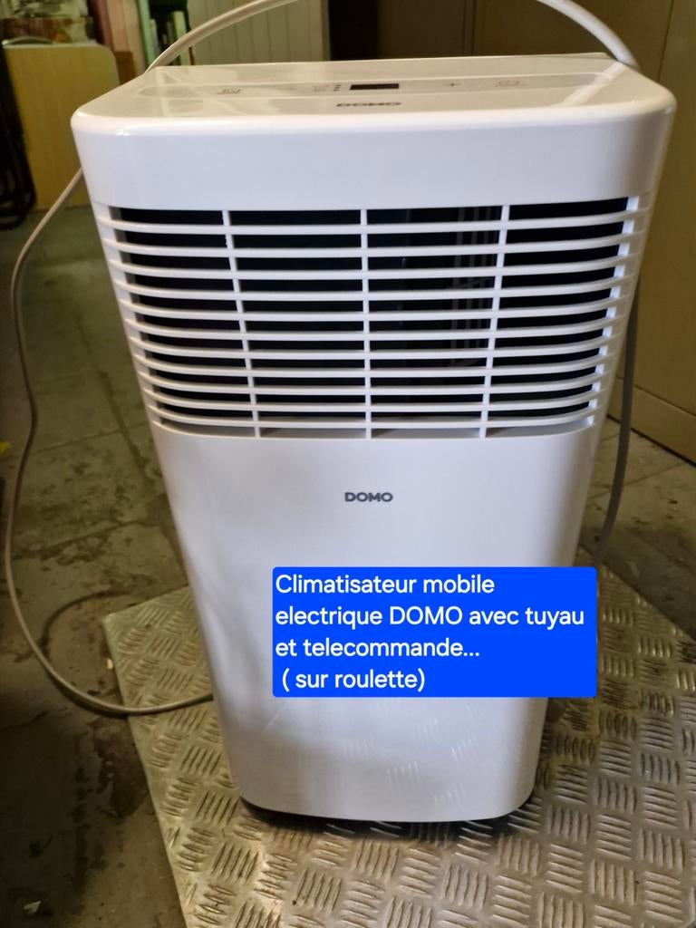 Domo mobiele airconditioning op wielen met afstandsbediening, Ophalen