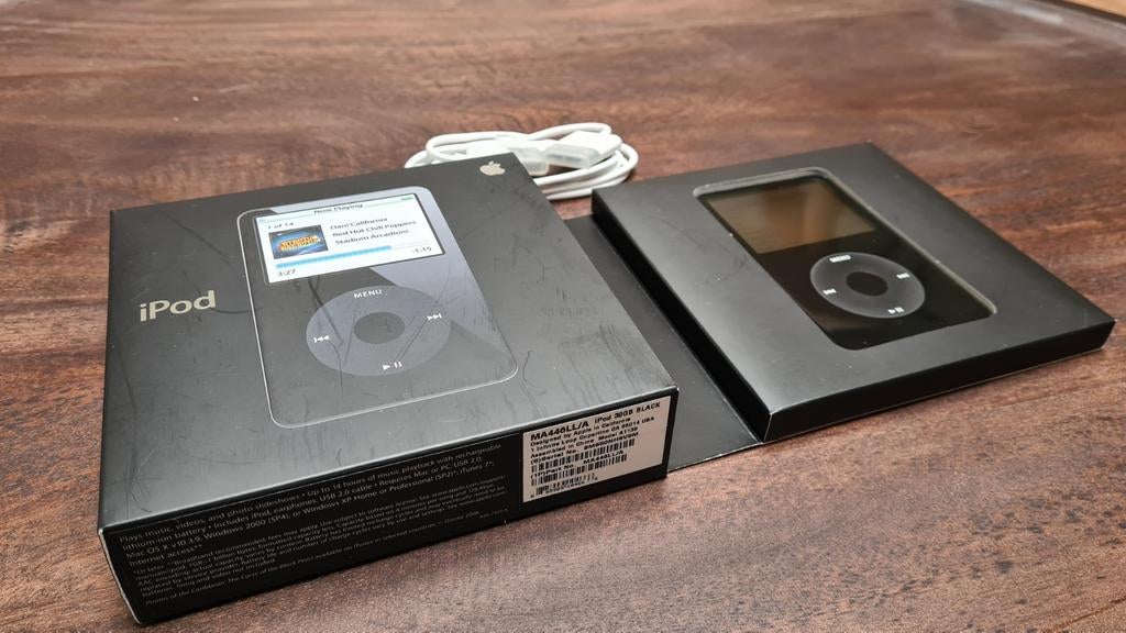 Apple iPod 30GB black - 5th generation - A1136, Audio, Tv en Foto, Mp3-spelers | Apple iPod, Ophalen