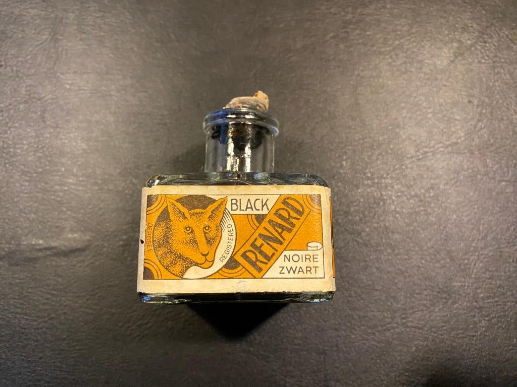 vintage inktflesje Renard, Antiek en Kunst, Ophalen of Verzenden