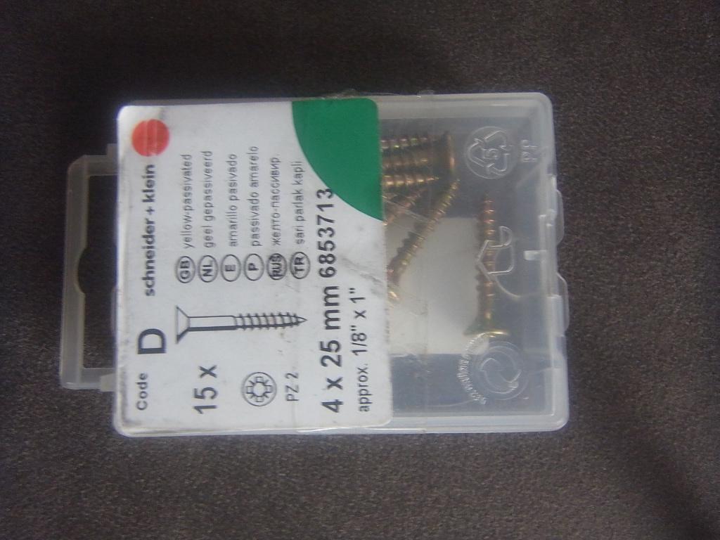 houtschroeven 4*25 mm, Ophalen of Verzenden, Nieuw, Materiaal