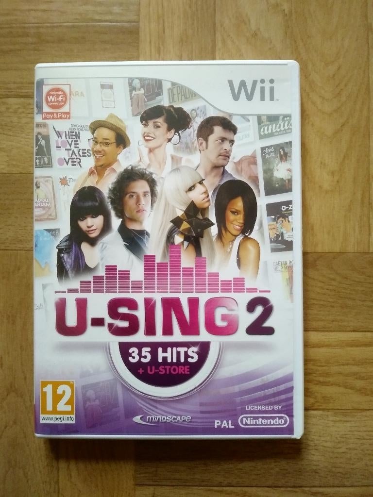 U-sing 2, Franstalige uitvoering zing spel voor Wii of Wii U, Games en Spelcomputers, Games | Nintendo Wii, Zo goed als nieuw