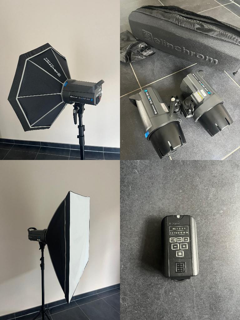 Elinchrom D-Lite RX 4 To Go Set 2 – complete studioset, Audio, Tv en Foto, Foto | Flitsers, Ophalen, Zo goed als nieuw, Overige merken