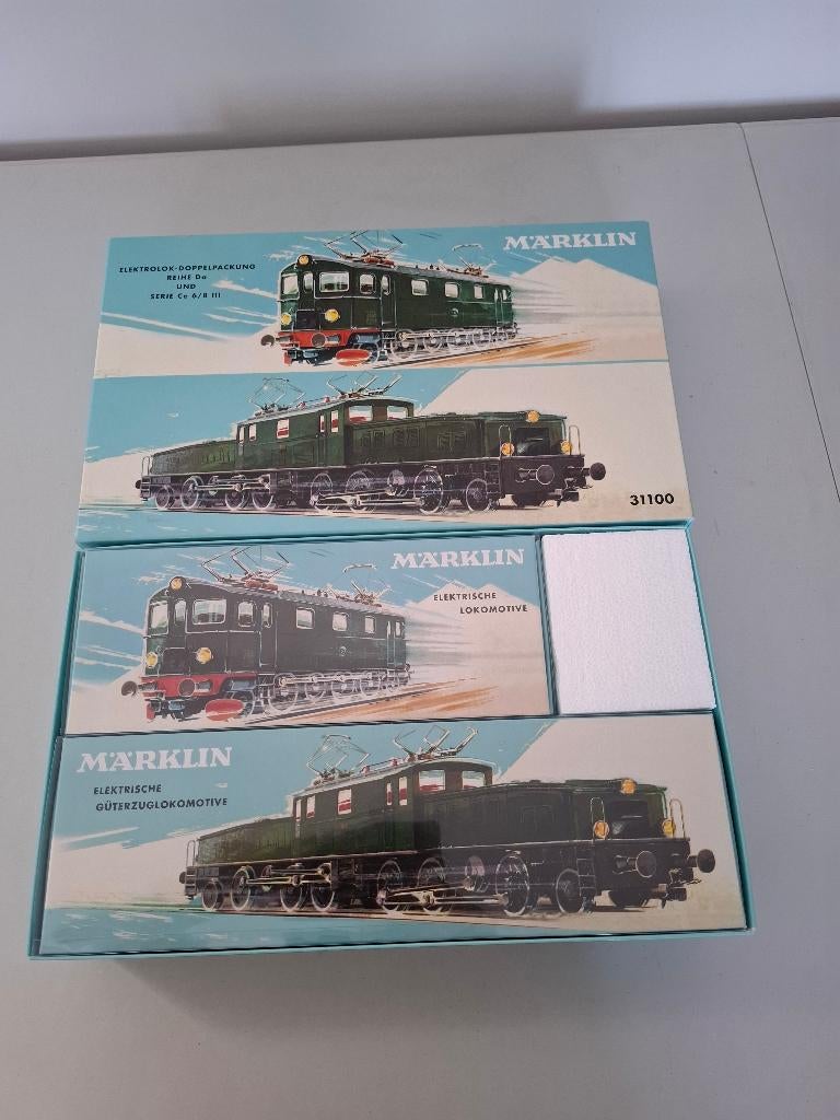 Marklin H0 31100 locomotieven set met Ce3/6III en Da903, Wisselstroom, Treinset, Ophalen of Verzenden, Zo goed als nieuw