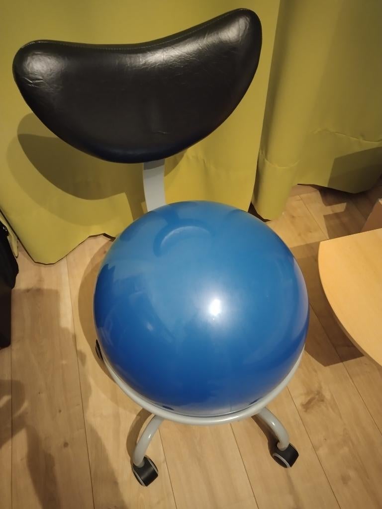 burostoel, Huis en Inrichting, Ophalen, Gebruikt, Balstoel, Blauw