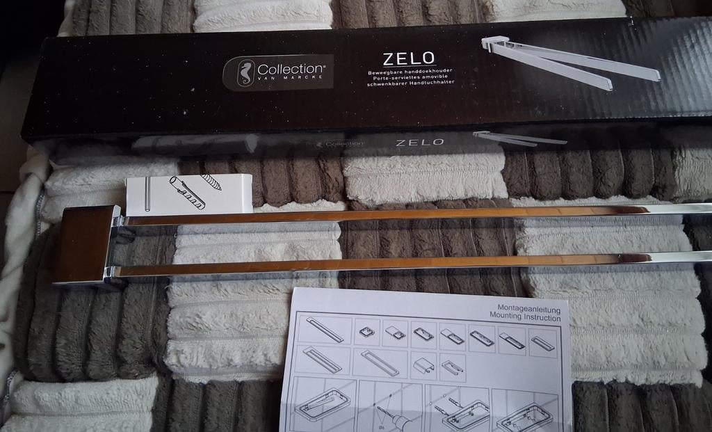 Handdoekhouder van marcke zelo NIEUW Afmetingen zie foto's, Huis en Inrichting, Ophalen