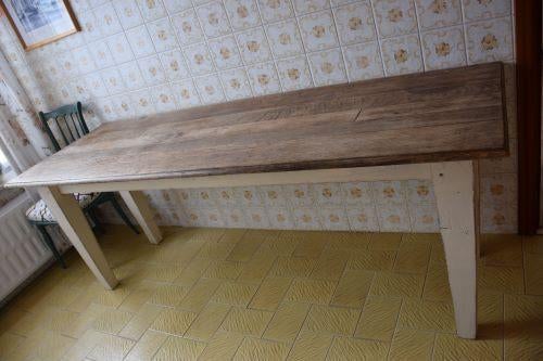 Table de ferme, Enlèvement, 50 à 100 cm, Rectangulaire, Autres essences de bois