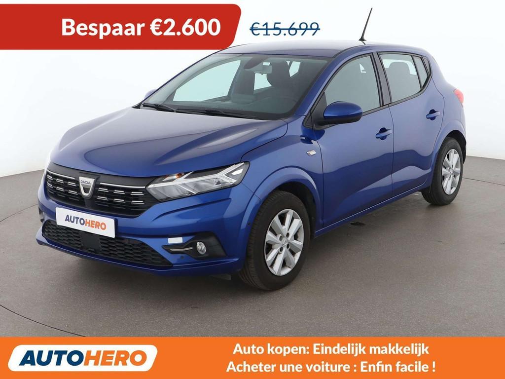Dacia Sandero 1.0 TCe Comfort (bj 2022, automaat), Auto's, Dacia, Gebruikt, 91 pk, Sandero, 999 cc