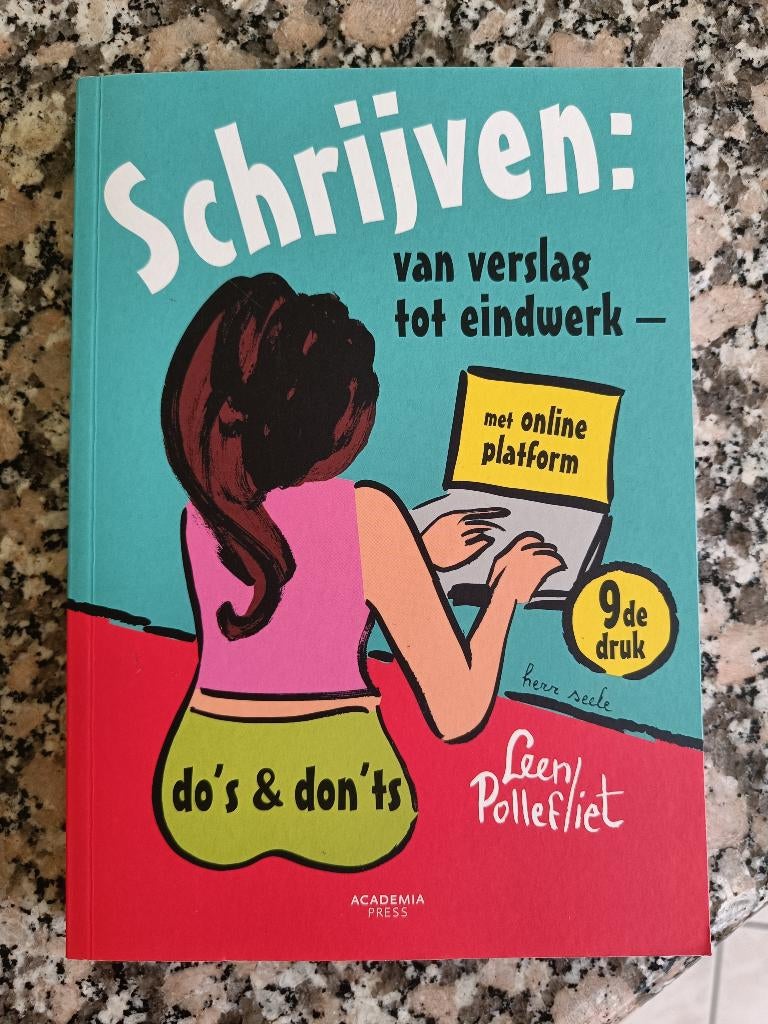 Schrijven: van verslag tot eindwerk, Boeken, Ophalen, Nieuw, Hogeschool, Leen Pollefliet