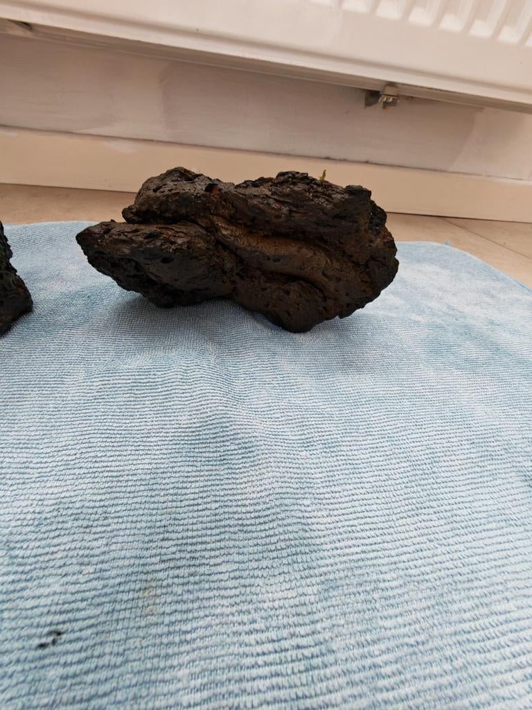 PIERRE VOLCANIQUE NOIRE AMTRA, Enlèvement, Comme neuf, Decoratie