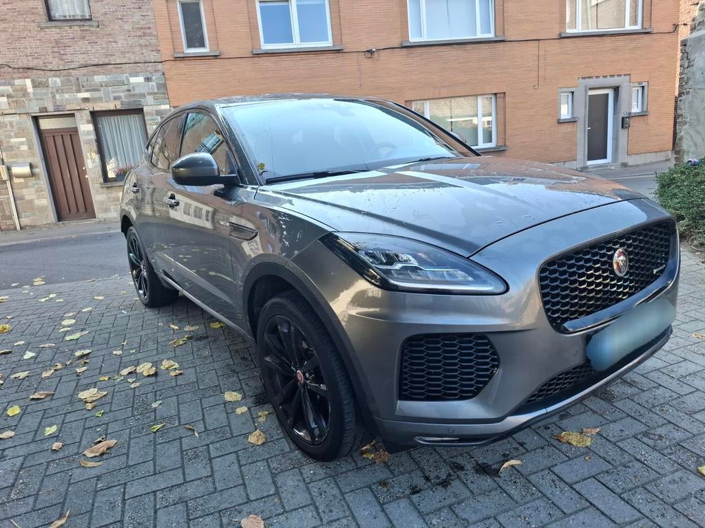 JAGUAR E-PACE 2.0 DIESEL TRÈS PROPRE, Autos, Jaguar, Cuir, Argent ou Gris, Entreprise, Boîte manuelle