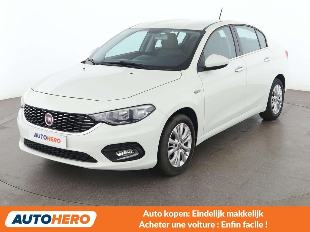 Fiat Tipo 1.6 Lounge (bj 2017, automaat), Auto's, Fiat, Te koop, Tipo, ABS, Airbags, Airconditioning, Bluetooth, Boordcomputer