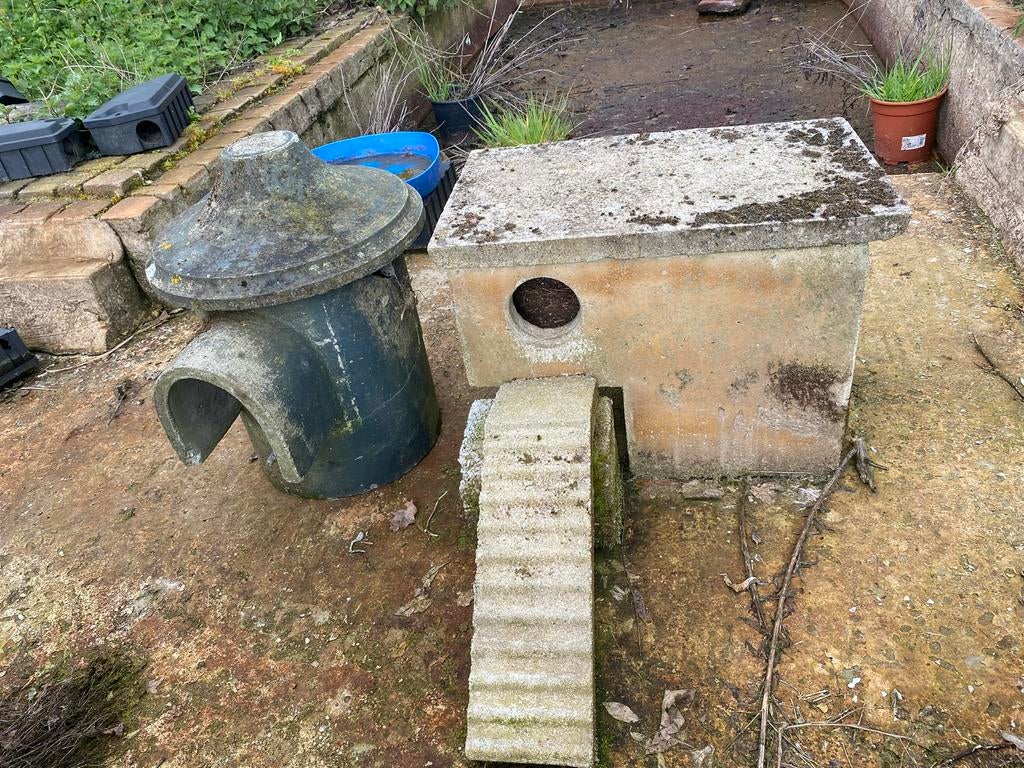 Eendenkast beton, Ophalen, Gebruikt, Overige materialen, Broedkooi of Kweekkooi