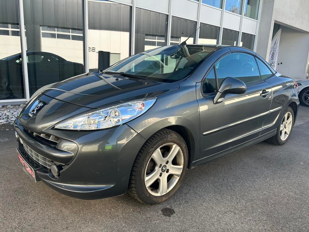 Peugeot 207cc 1.6 HDI Cabrio in goede staat, Autos, Peugeot, Achat, Entreprise, Cabriolet, Noir