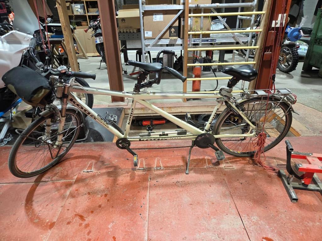 Koga Miyata Twinterra tandem, Ophalen